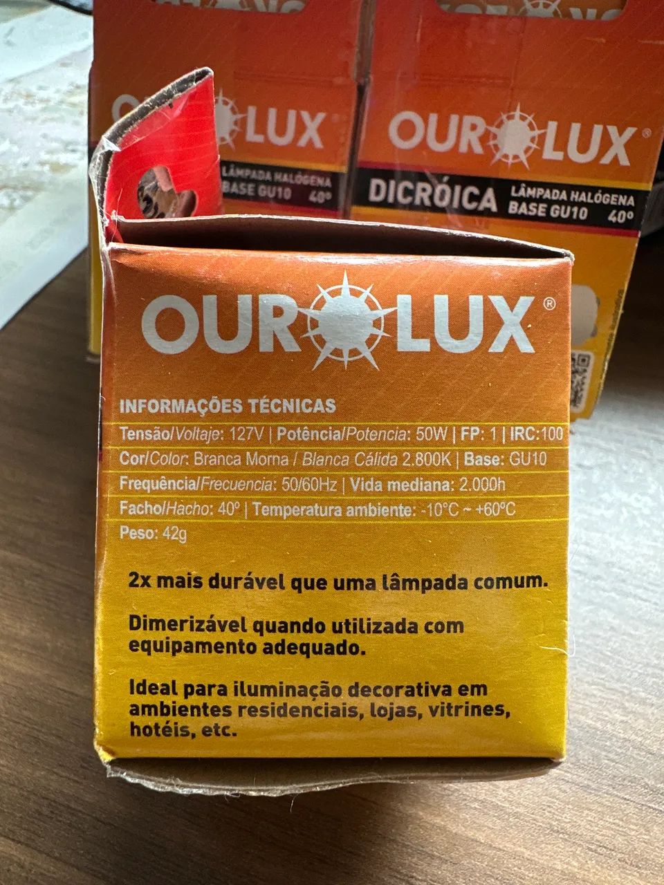 Lâmpada dicróica halogena (5 unidades) - Foto 3