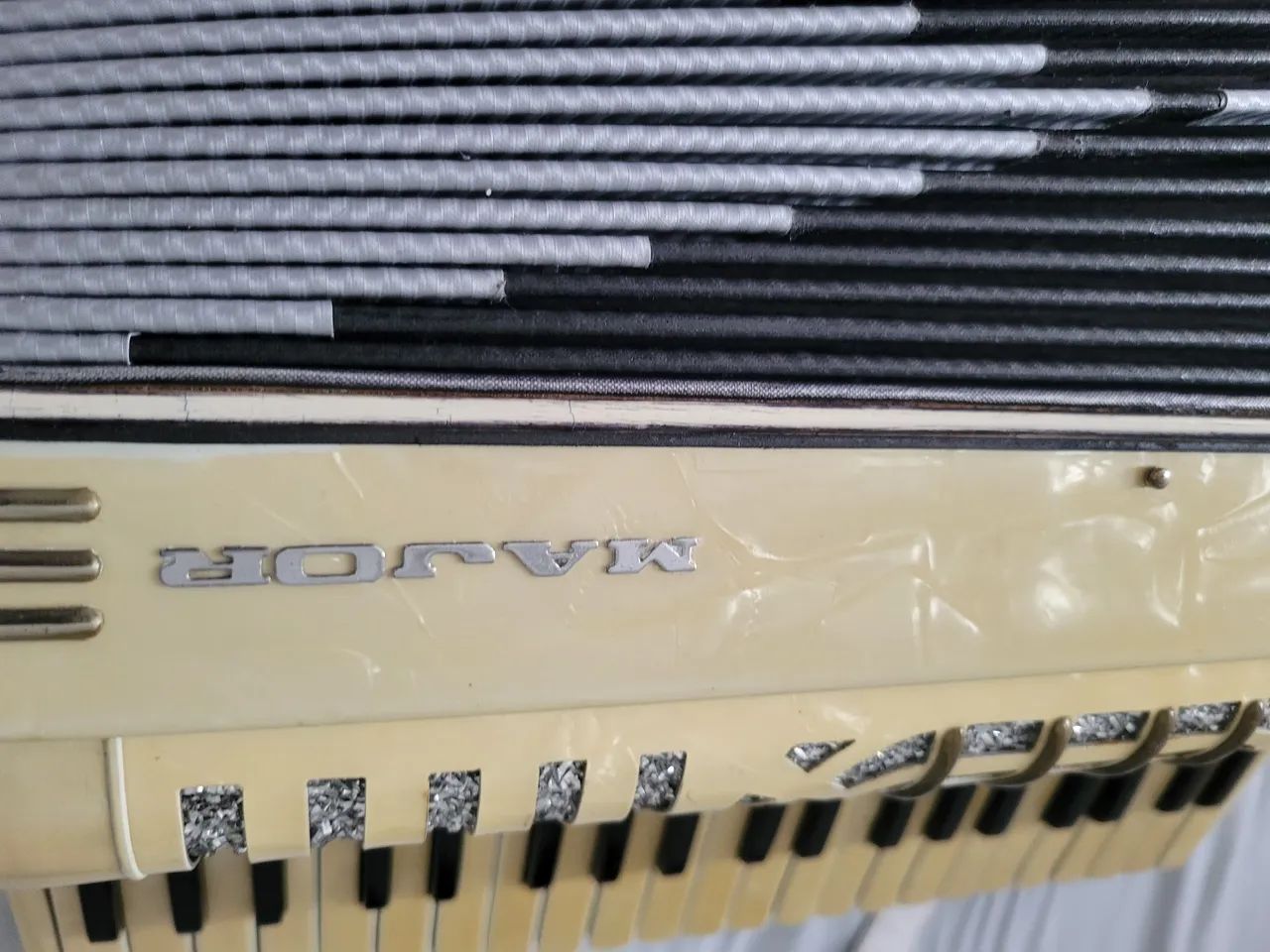 Sanfona Acordeon Italiana 120 baixos uma joia - Foto 4