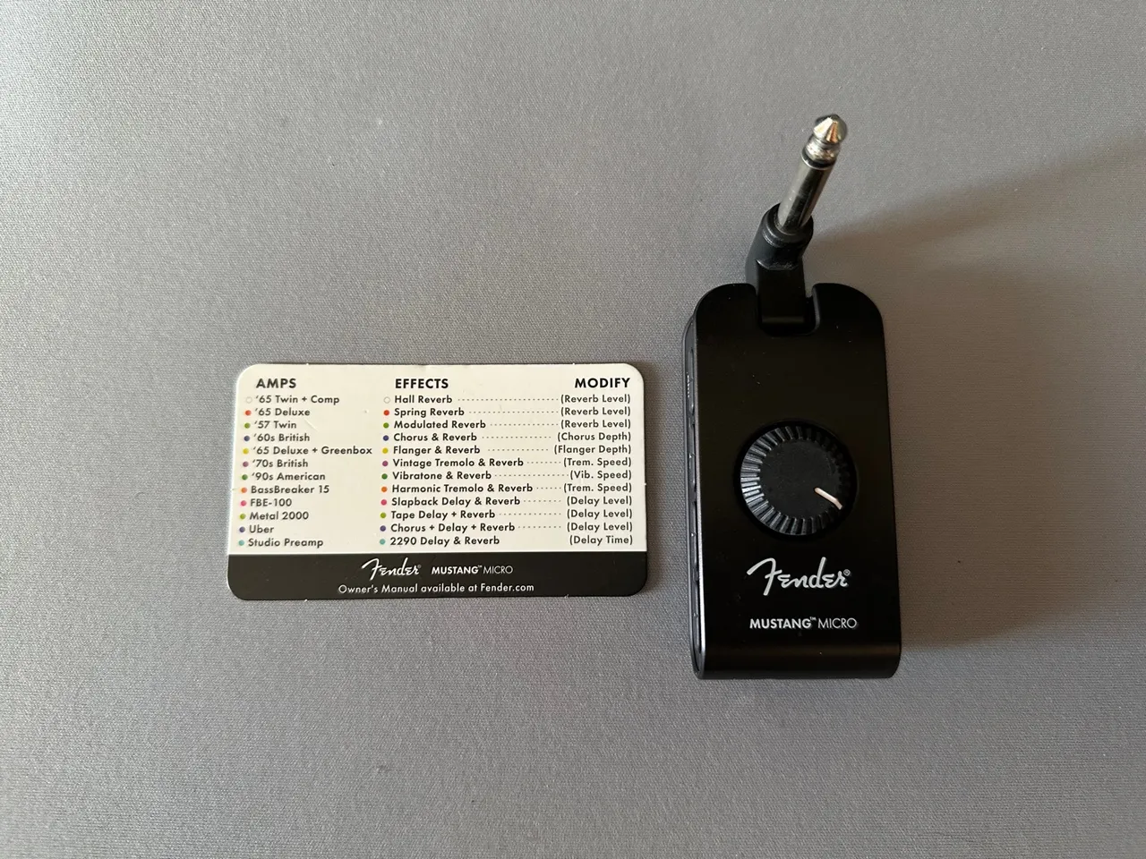 Fender Mustang Micro Amplificador de Guitarra