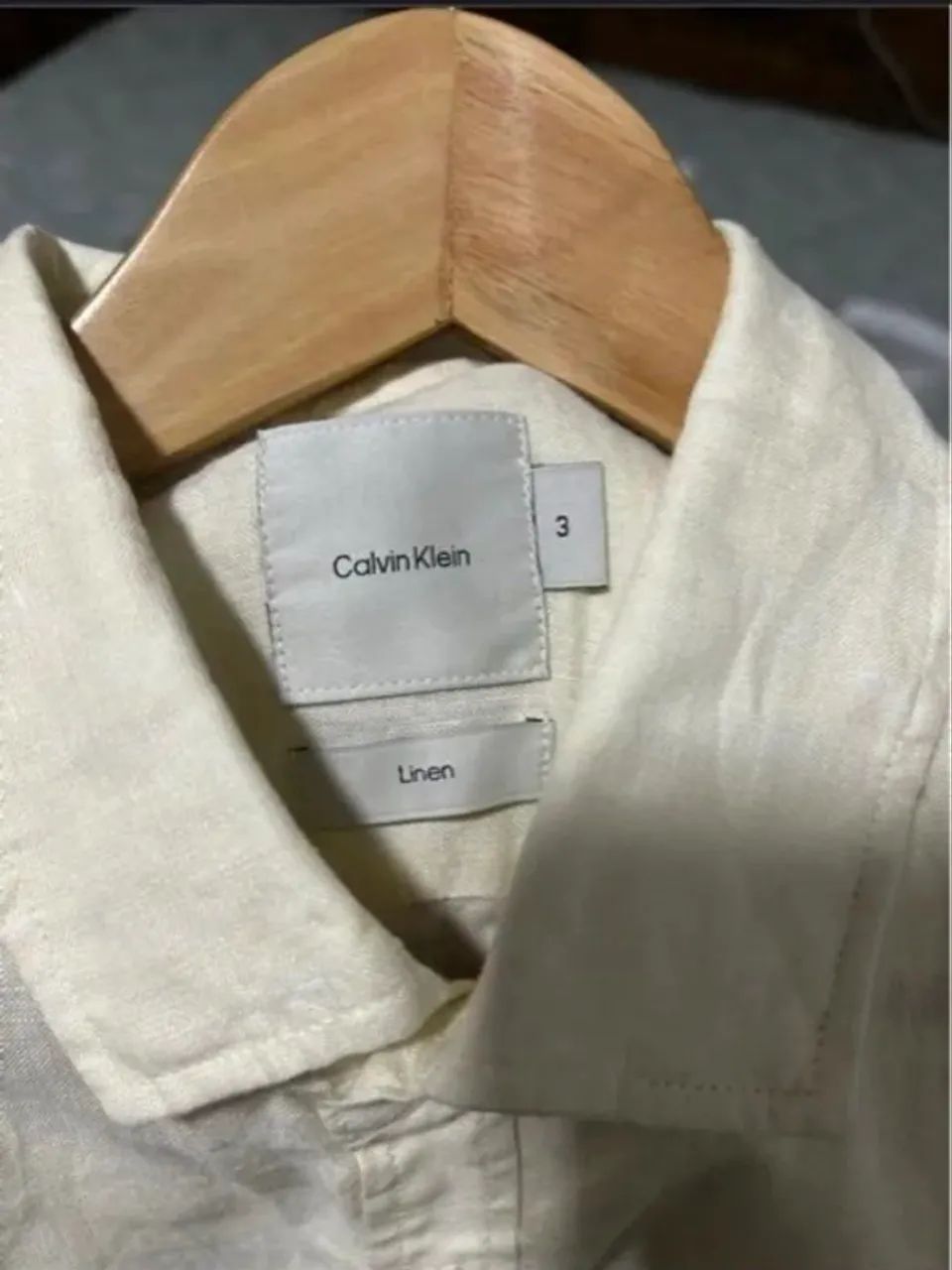 Camisa linho Calvin Klein  - Foto 3