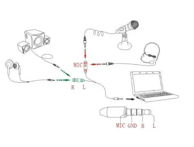 Cabo Headset Para Fone, 2 P2 Fêmea Para 1 P2 Macho - Foto 3