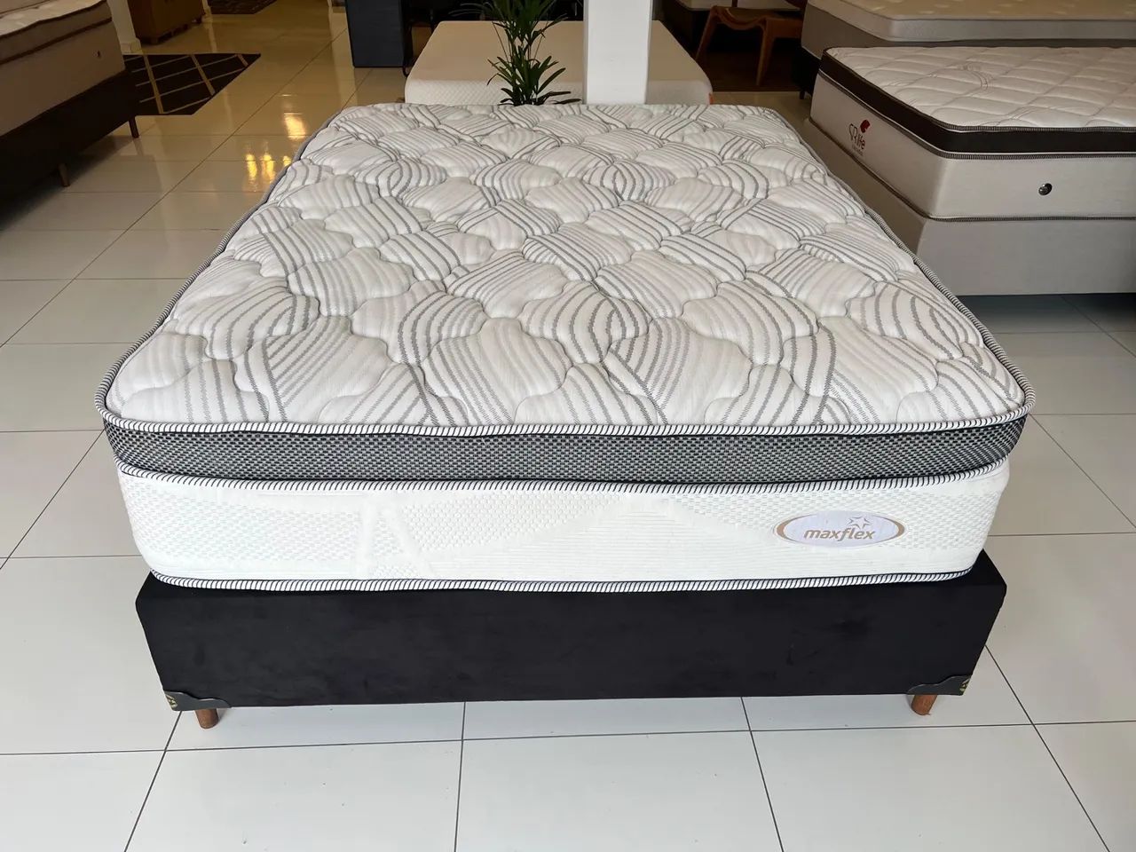Cama box de casal Maxflex Seminova- ENTREGO  - Foto 3