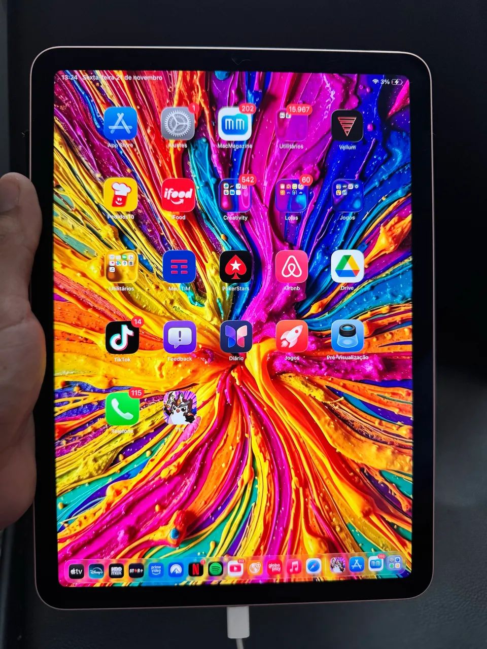 iPad Air 4ª Geração 256GB Rose Gold - Tablets e E-Readers - Dom