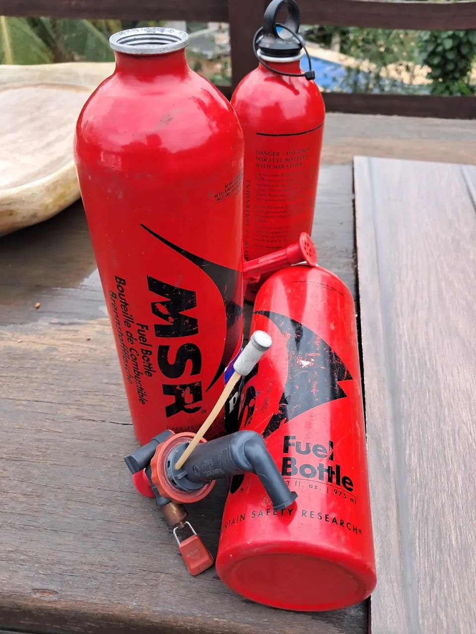 Garrafa combustivel msr 