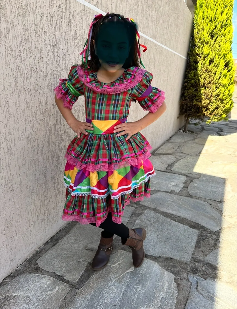 Vestido de festa junina luxo