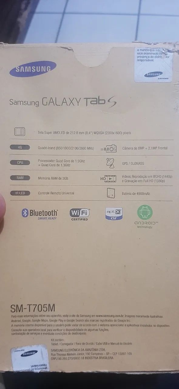 Tablet Galaxy S 8.4 atualizado - Foto 5