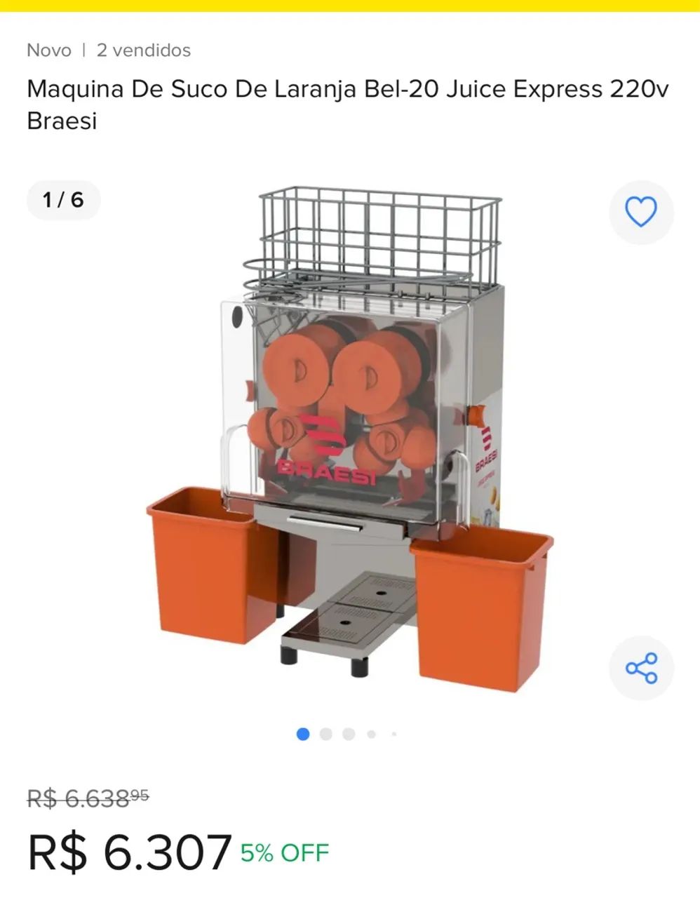 Espremedor de laranja automático  - Foto 3