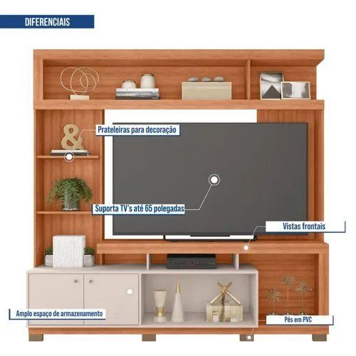 ESTANTE FORMOSA P/ TV ATÉ 70 POLEGADAS  - Foto 2