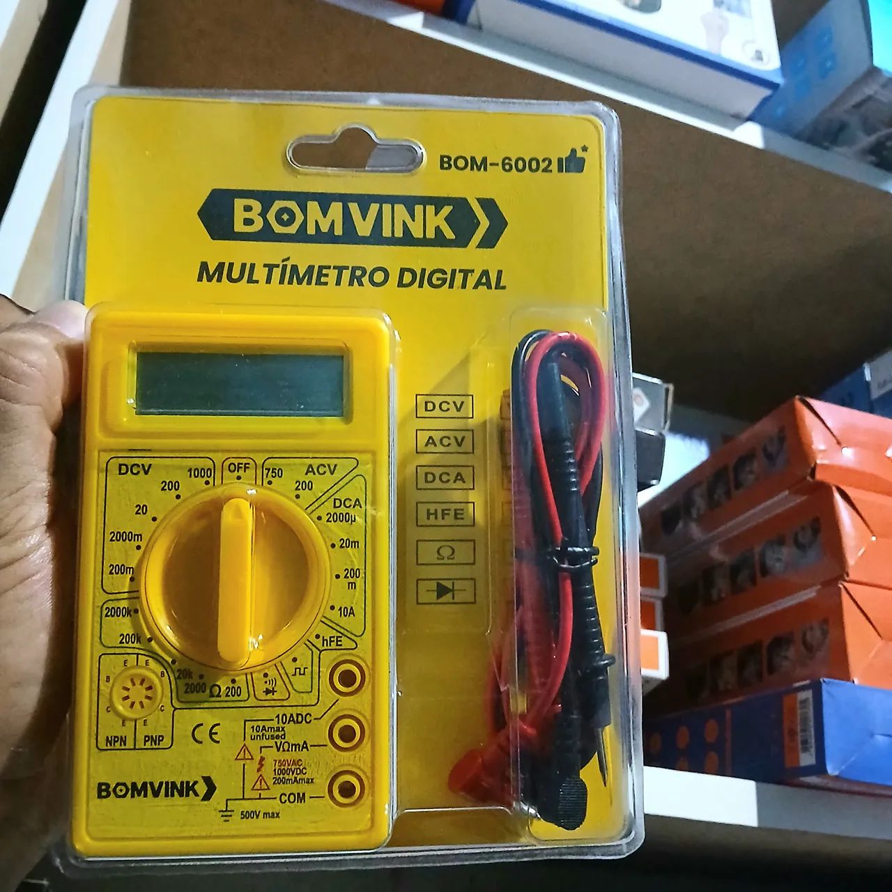 Multímetro Digital BOMVINK lacrado