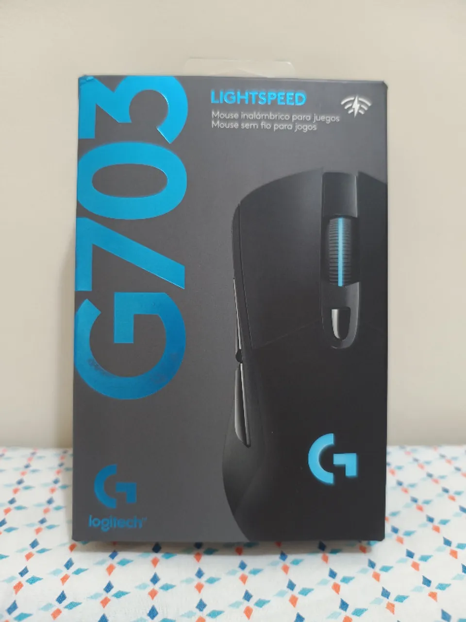 Mouse sem fio Logitech G703 recarregável