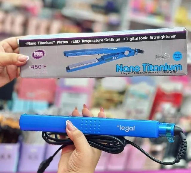 Chapinha de Cabelo Profissional Nano Titanium / Entregamos das 9 as 22hrs