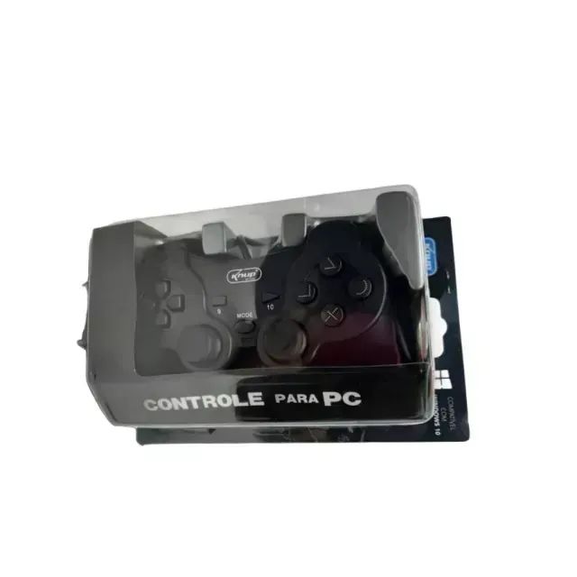 Controle Usb Para Pc Com Fio Joystick Knup KP-CN701 Loja Coimbra Computadores Entrega - Foto 4