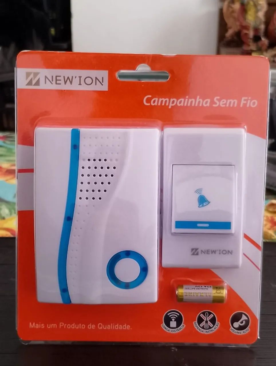 Campainha Sem Fio Residencial Bivolt até 150 Metros - Foto 2