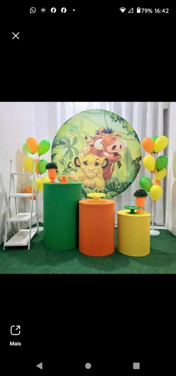Decoração festa Pegue e Monte 012 - Foto 2