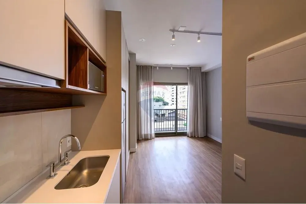 Studio novo semi-mobiliado com lazer completo para locação em Higienópolis