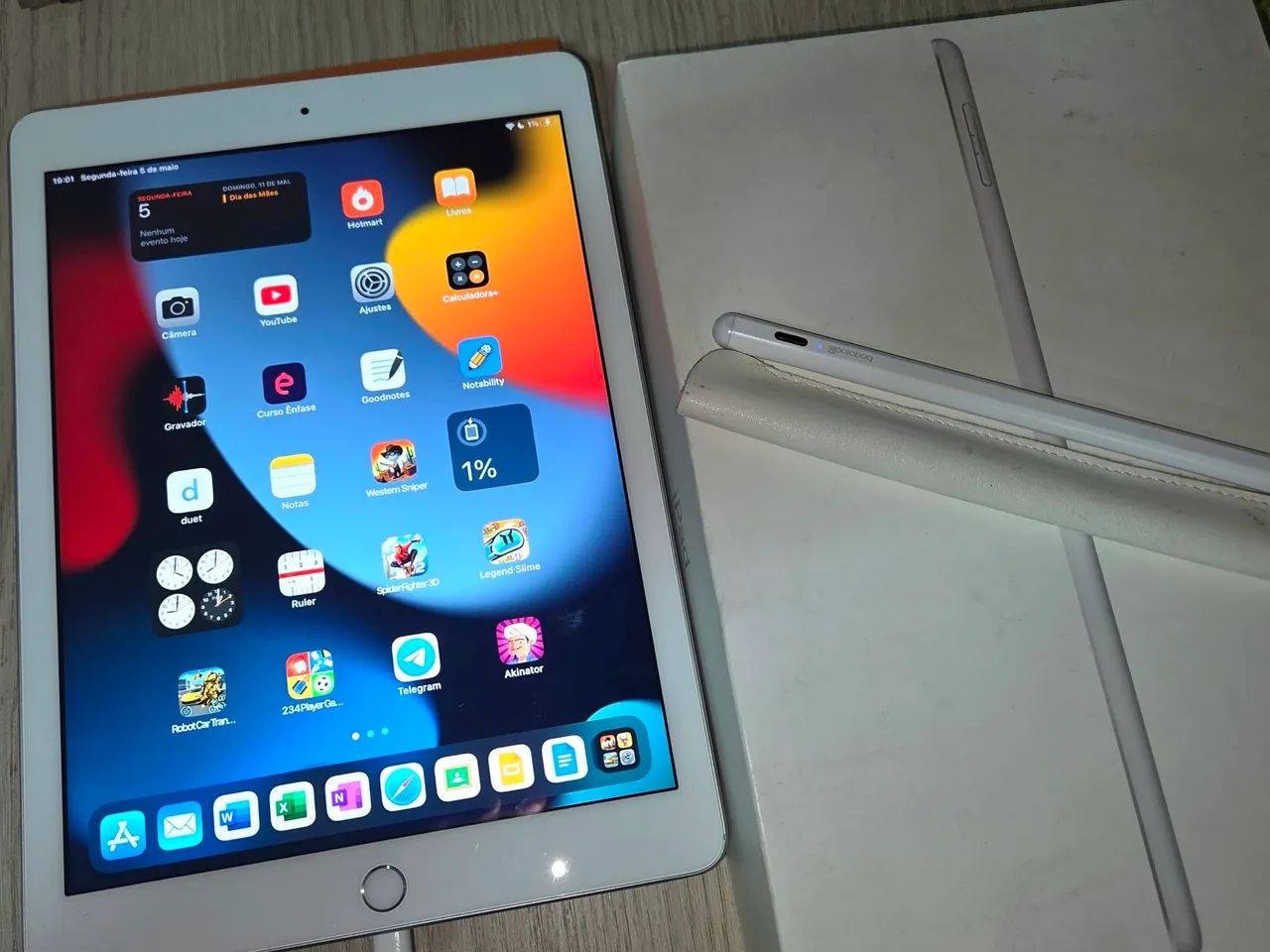 iPad 6 - 128 GB - Wi-Fi - Branco - Novo