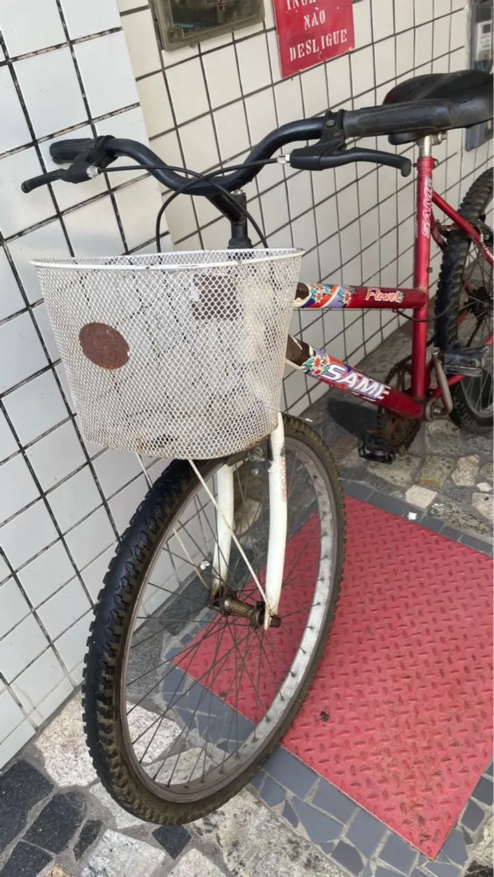 Bicicleta com cesta
