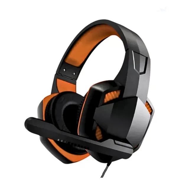 Fone Headset LED RGB Gamer Com Fio E Microfone Ajustável Conexão P2 USB Kapbom KA-9008 - Foto 2