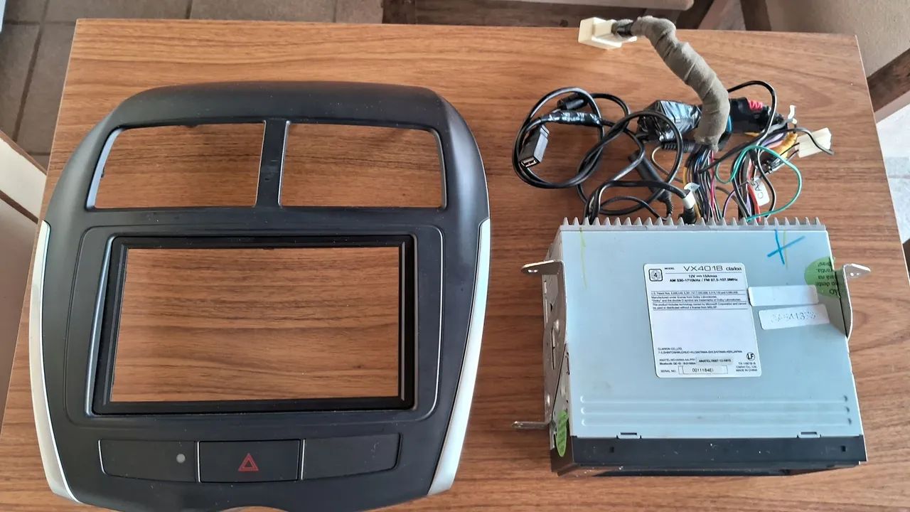 Módulo de som dvd clarion vx401b asx - som automotivo