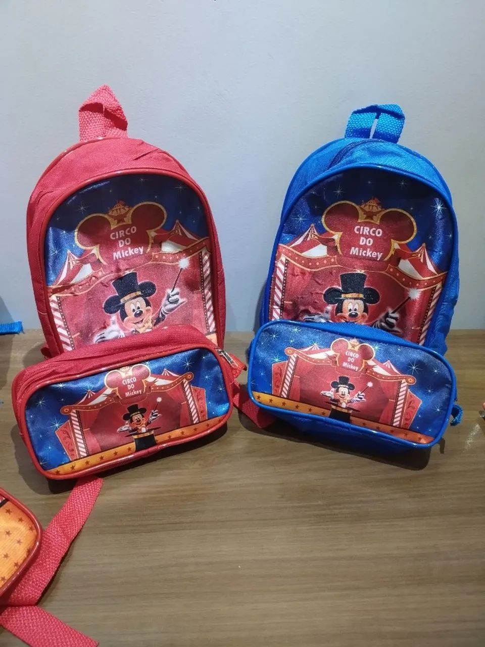 10 kit Mochila e Estojo Circo do Mickey