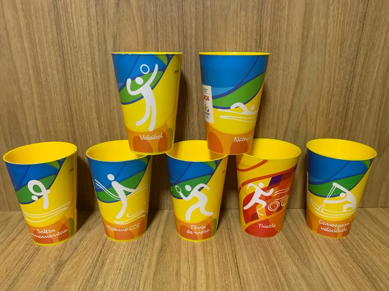 Copos Temáticos Jogos Olímpicos Rio 2016 - Colecionador