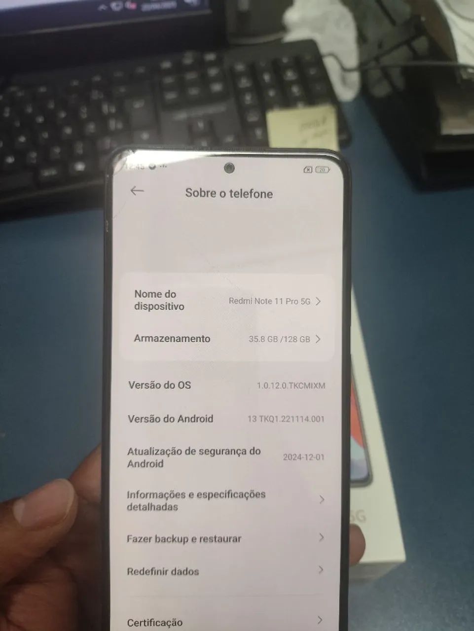 Redmi note 11 Pro 5G + Nota Fiscal - Foto 2
