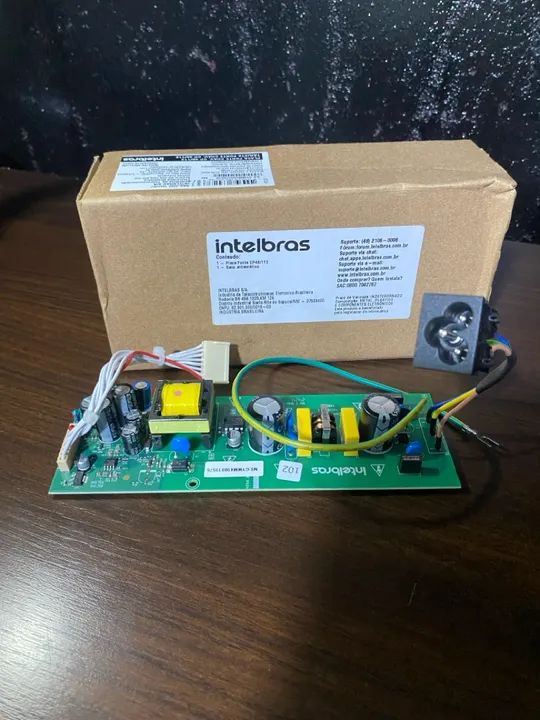 Placa de fonte para central de interfonia CP 48/112 Intelbras  - Foto 4