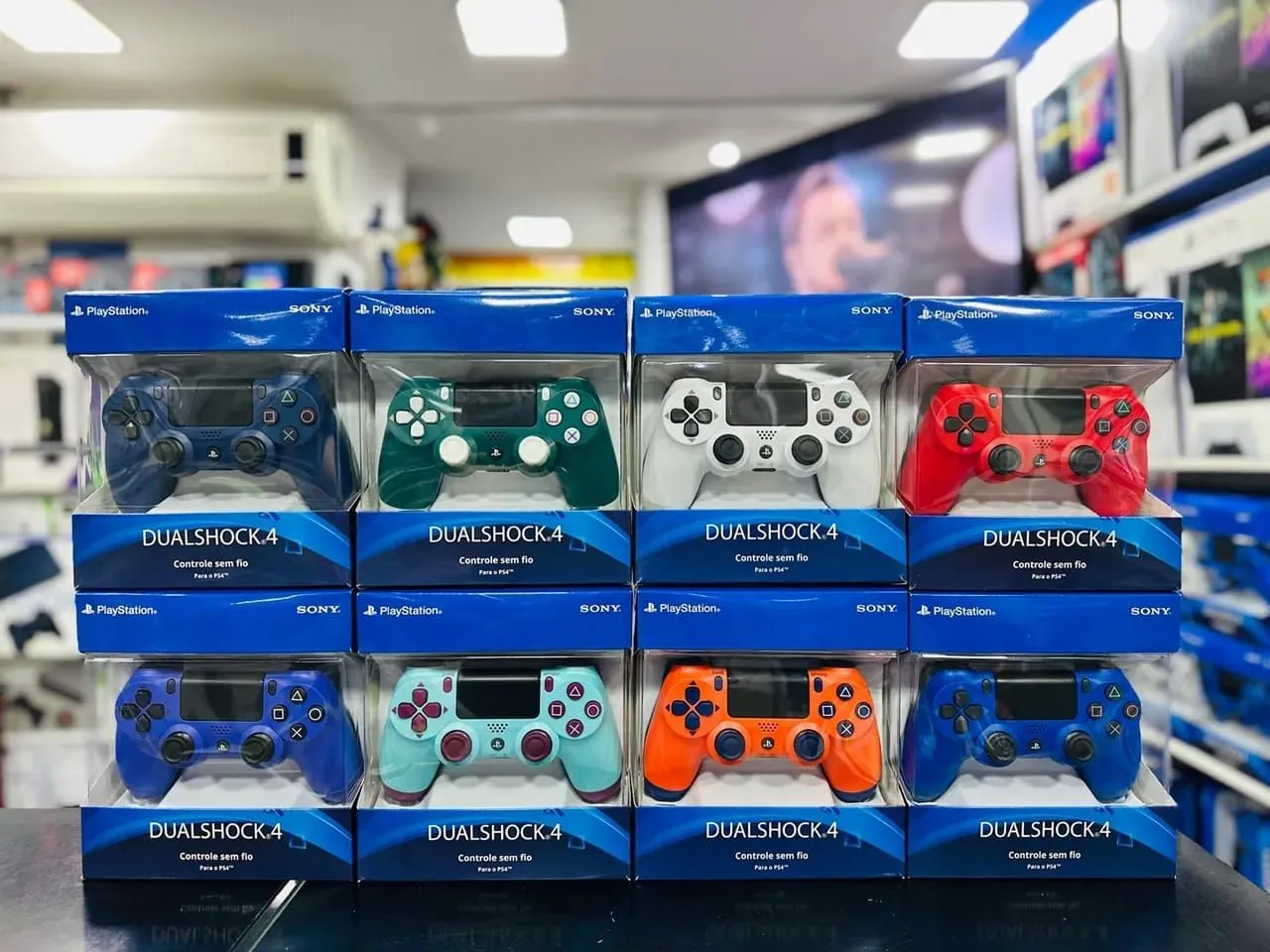 Controle PS4 PC TV sem fio