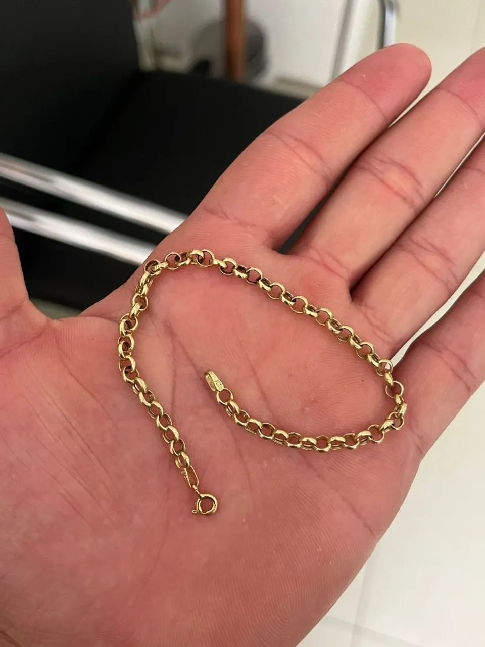 Pulseira Portuguesa Feminina de Ouro18k  - Foto 3