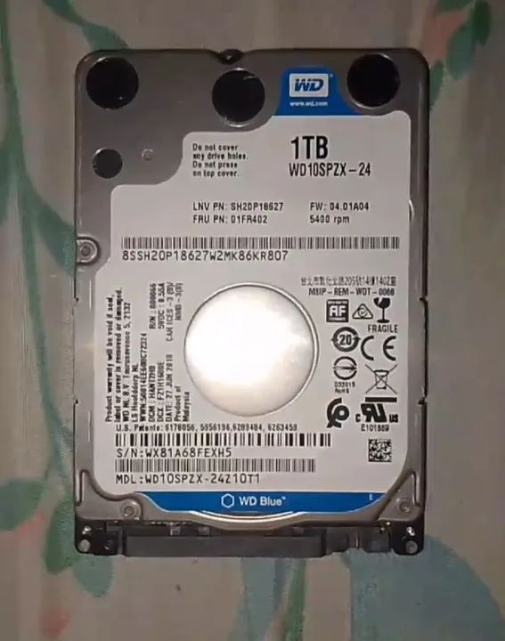 HD WD Blue 1TB ? LEIA A DESCRIÇÃO!!!