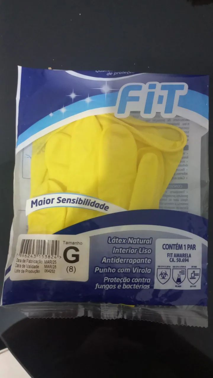 Luva de latex pra limpeza geral