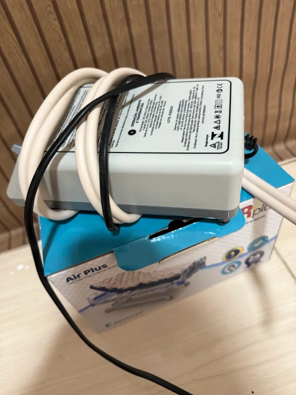 Bomba automática de encher colchão casca de ovo 