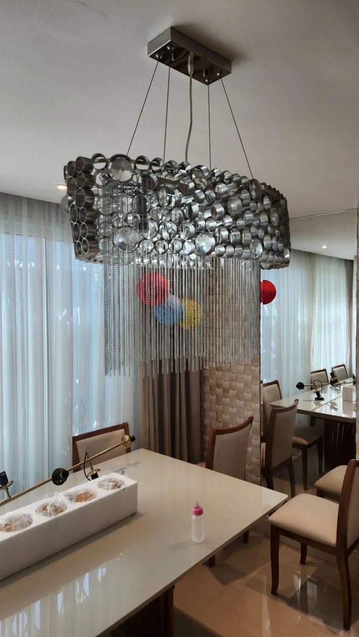 Lustre moderno para sala de jantar