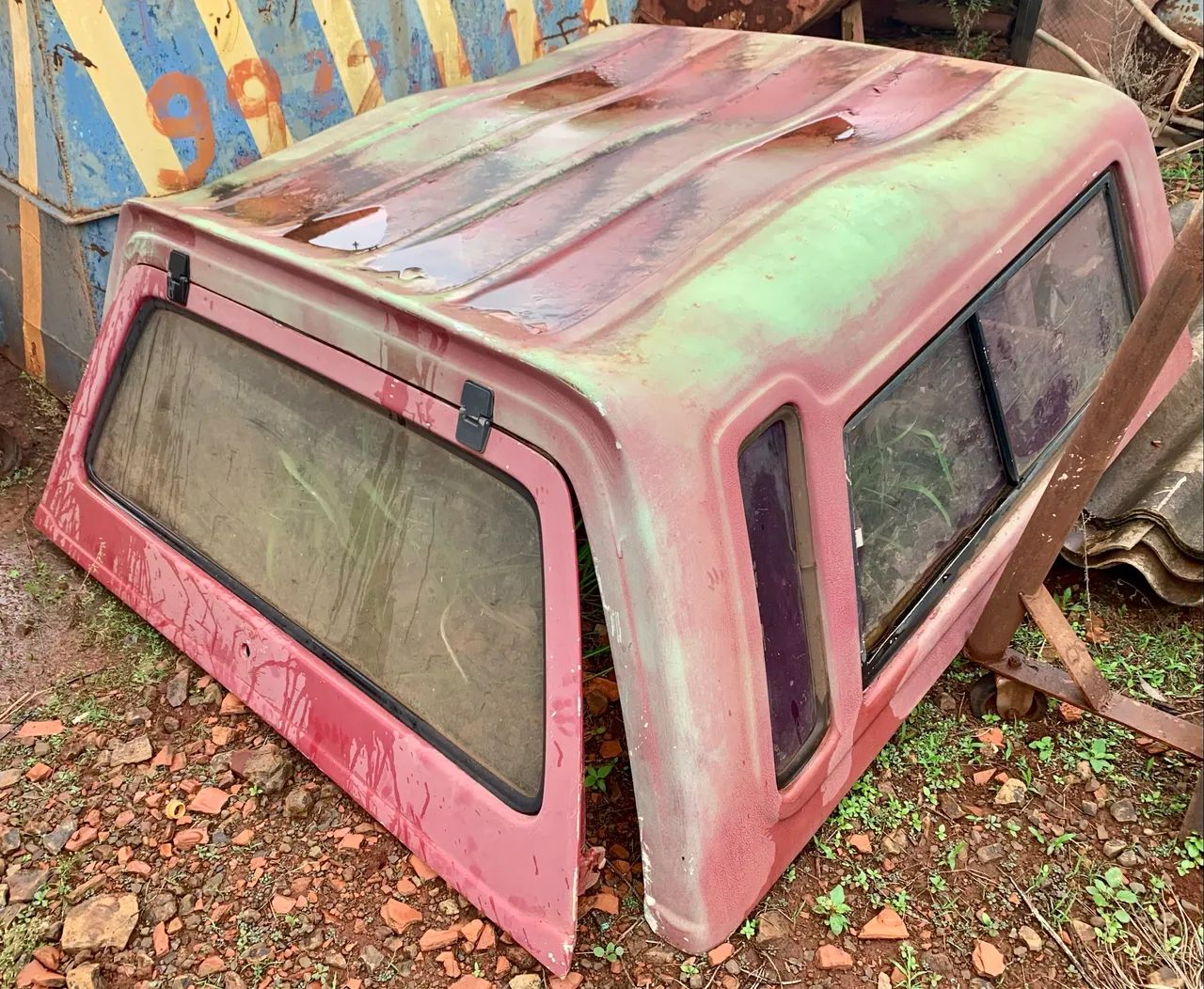 Capota fibra D20 cabine dupla  - Foto 2