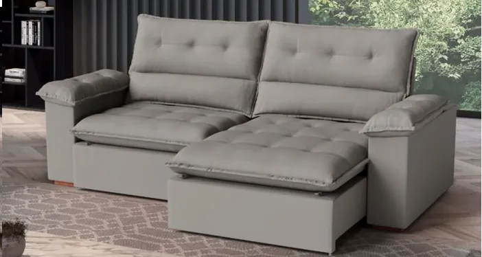 Sofá novo 2.50mts Molas ensacadas 6 níveis de inclinação