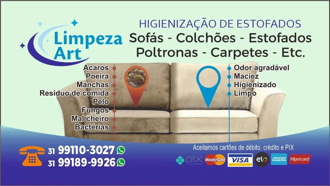 Higienização de estofados