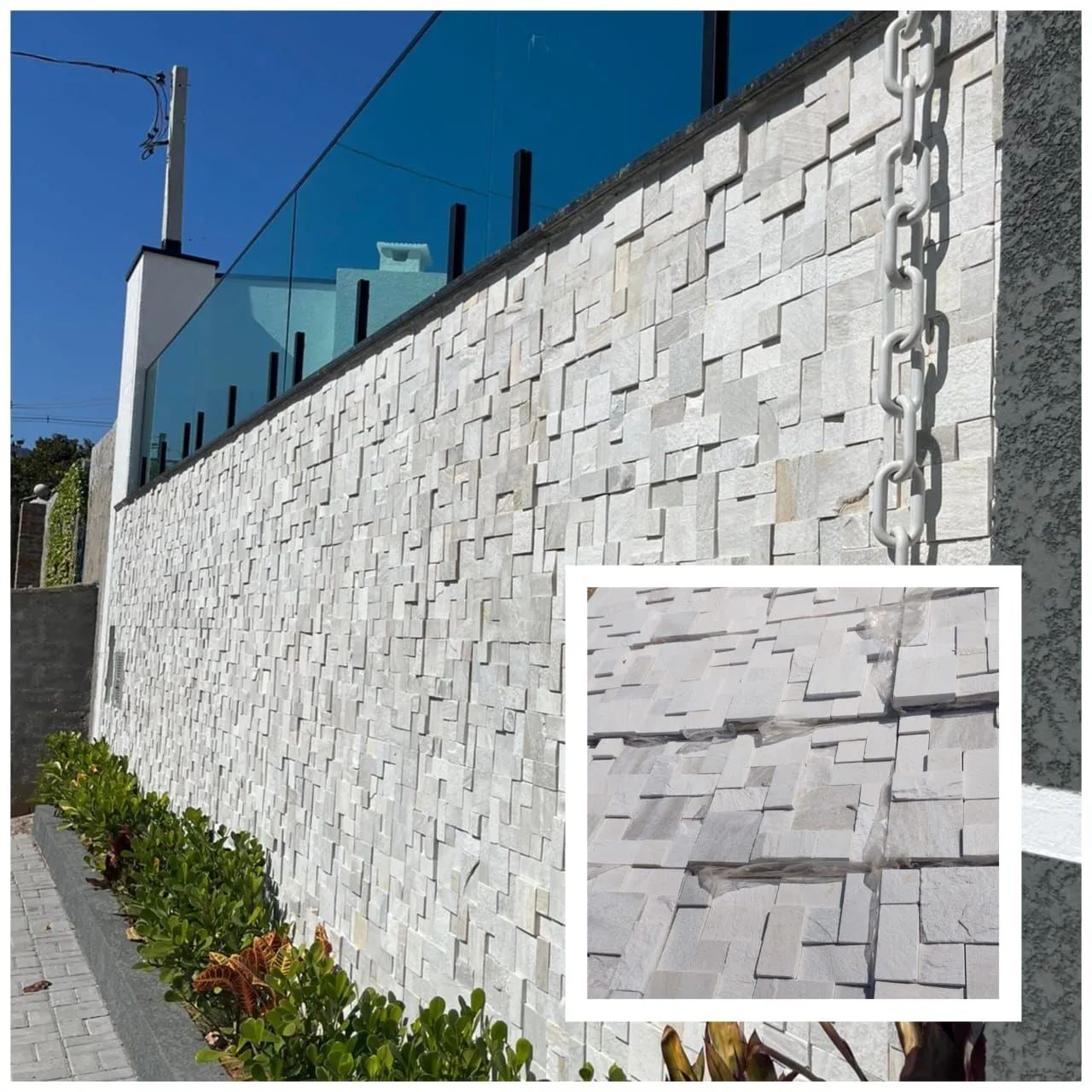 Mosaicos Pedras São Thomé Branco  - Foto 2