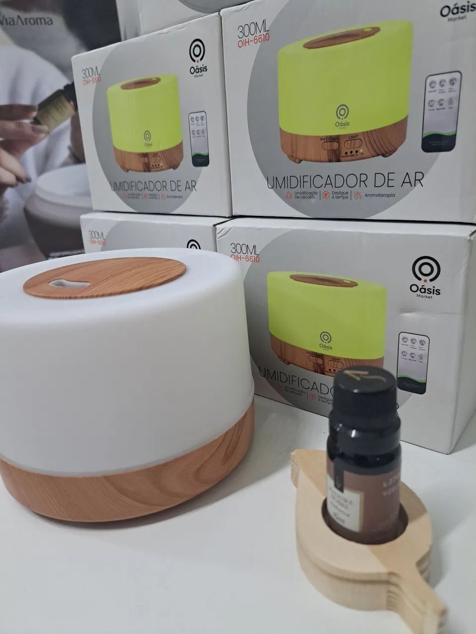 Umidificador para a óleo essencial 