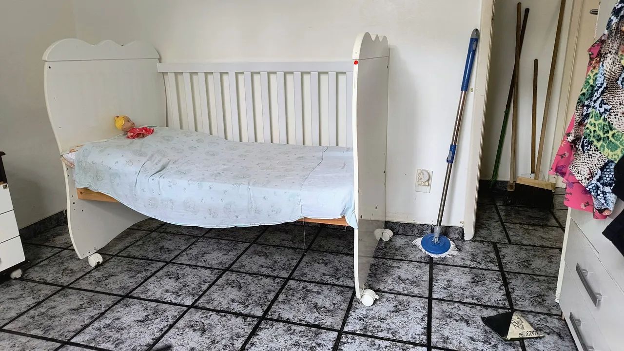 Berço de Bebê Branco/ Cama - Foto 3