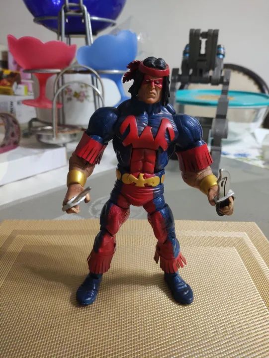 BONECO PASSARO TROVEJANTE I THUNDERBIRD GIANT SIZE CUSTOM feito com MARVEL LEGENDS Warpath