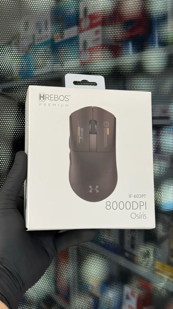 Mouse Sem Fio Gamer Tripla Conexão (Bluetooth/2.4G/USB) - 8000 DPI - Foto 2