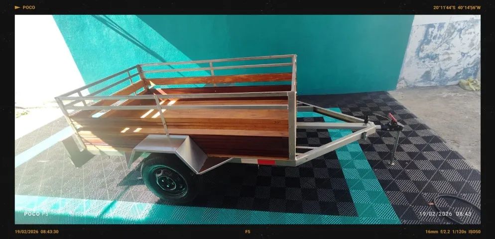 Reboque novo e emplacado 