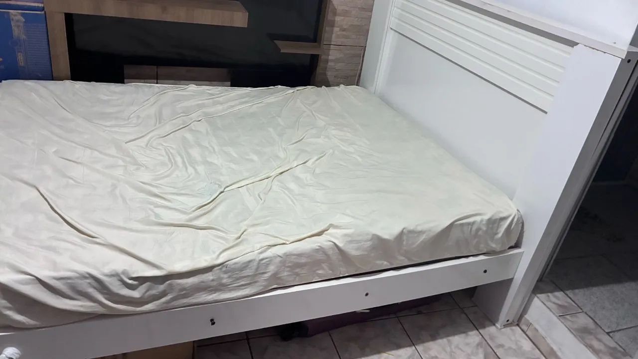 Cama queen e colchão queen - Foto 5