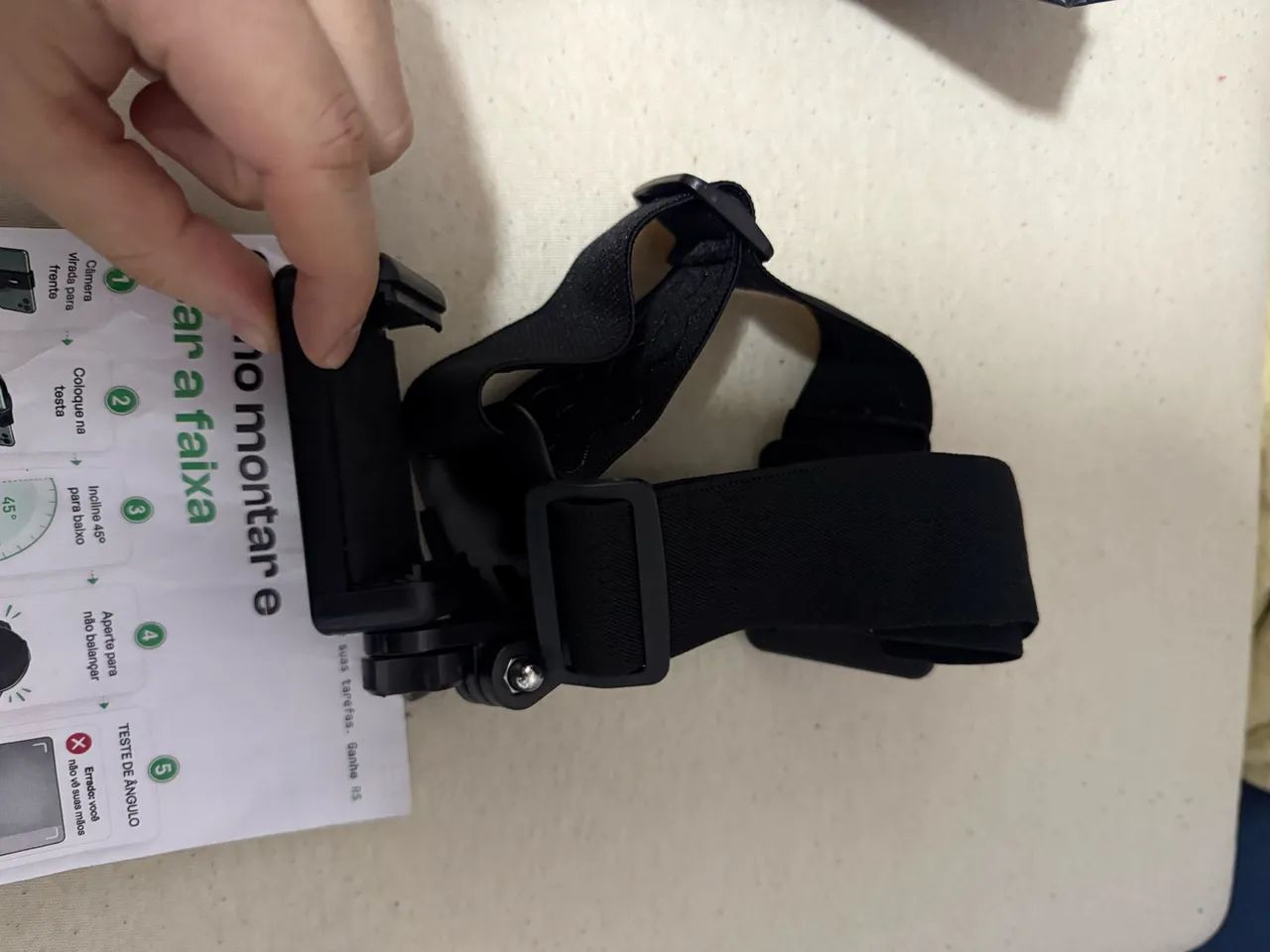 Suporte de celular para cabeça ajustável  - Foto 2
