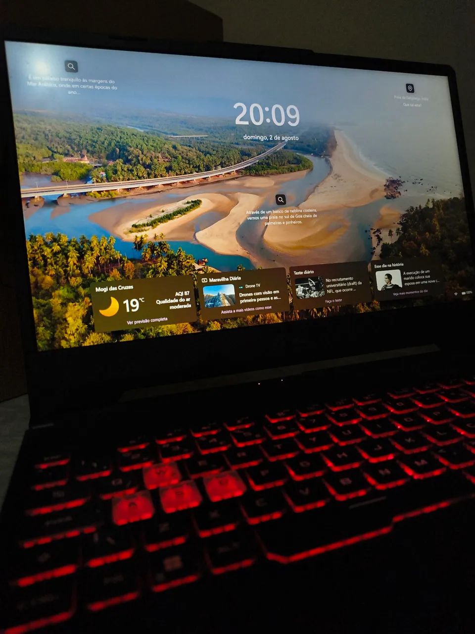 ASUS TUF GAMING A15 (usado 2 vezes)