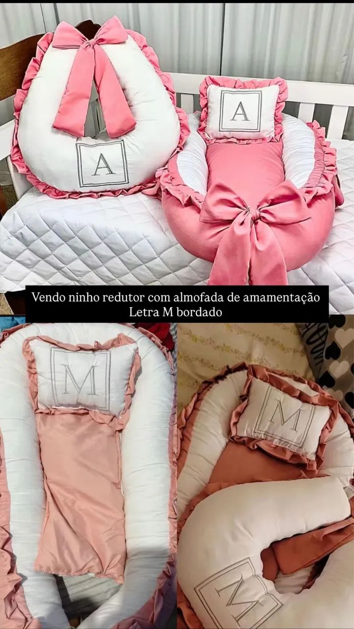 Vendo ninho redutor com almofada de amamentação 