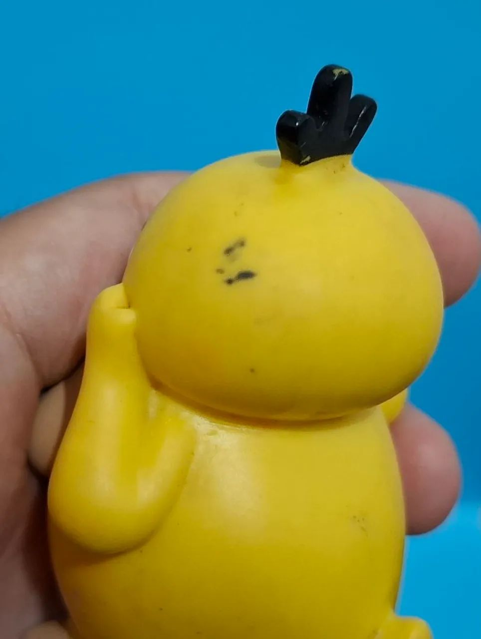 Pokemon Psyduck Miniatura Vintage Original Estrela - Foto 4