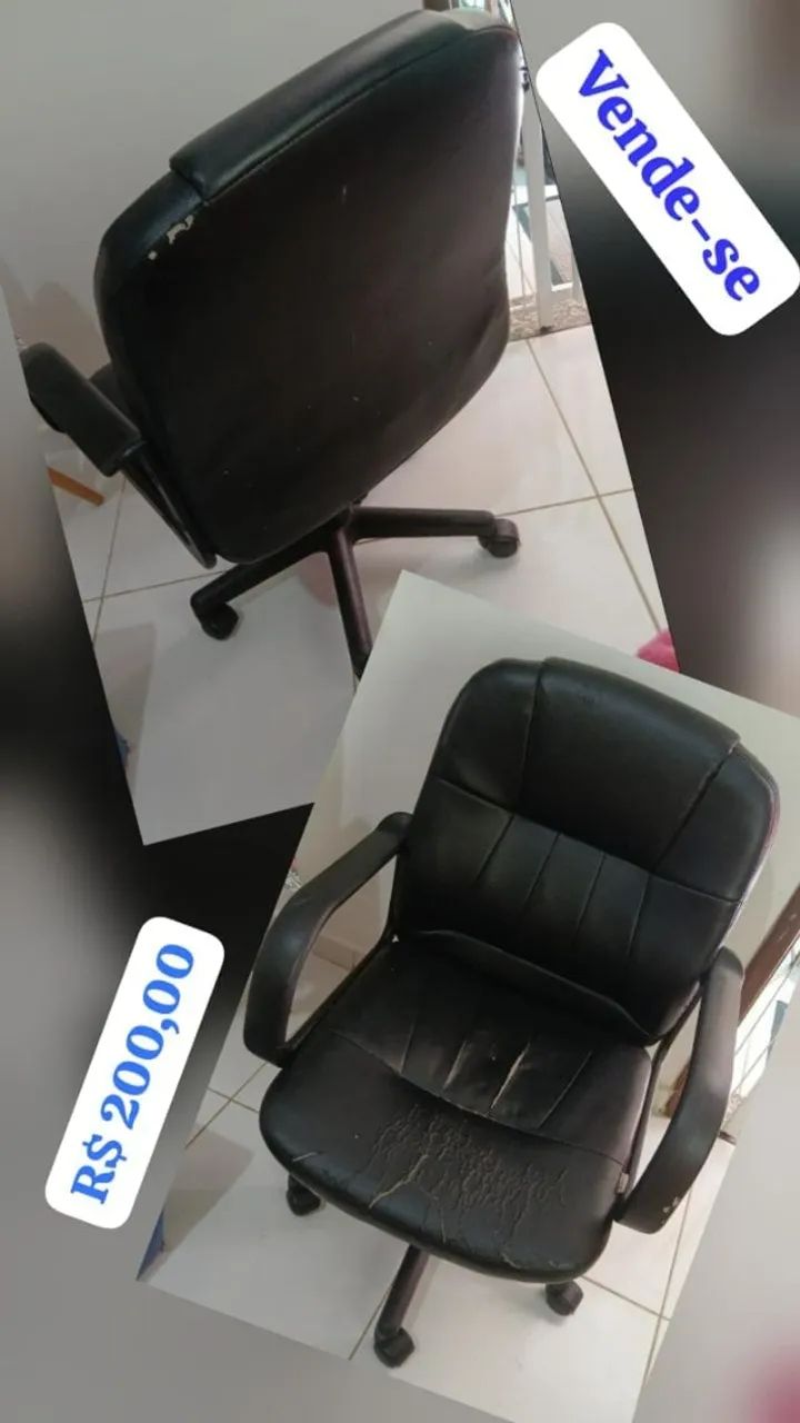 CADEIRA GIRATÓRIA COM BRAÇO