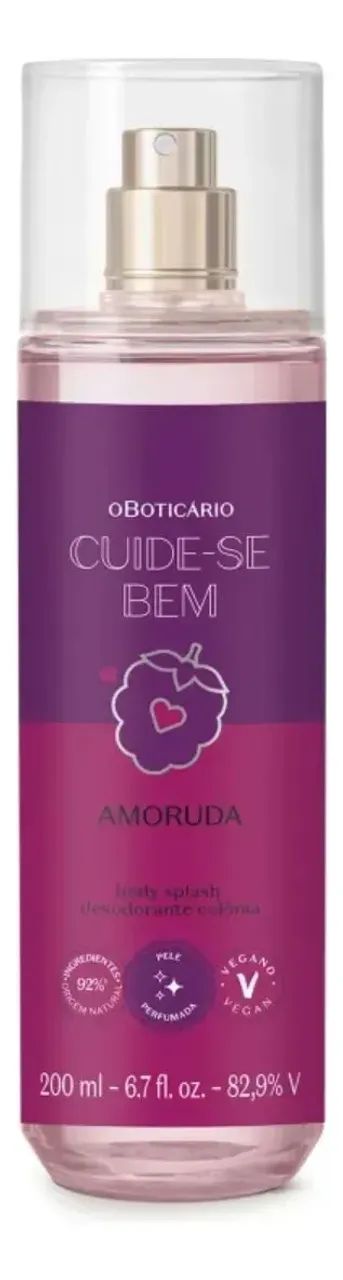 Body Splash Cuide-se Bem Amoruda 200ml O Boticário LACRADO