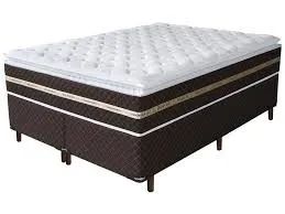 Cama Box Queen Size (Box + Colchão) Umaflex Mola  - Foto 5